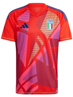 Italy goalkeeper jersey orange soccer uniform men's sportswear football kit top shirt 2024-2025